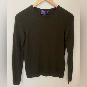 Ralph Lauren Purple Label 50th Anniversary 100% Cashmere Sweater Size Small